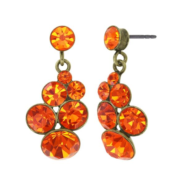 Orange - Petit Glamour - Ohrringe von Konplott